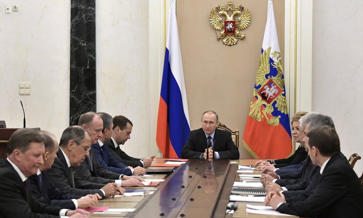 Совещание с постоянными членами Совета Безопасности