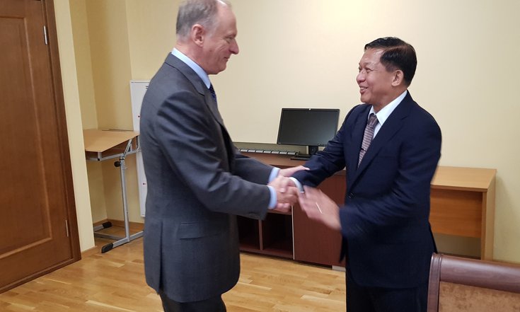 Секретарь Совета Безопасности России встретился в Москве с Верховным главнокомандующим Вооруженными силами Республики Союз Мьянма