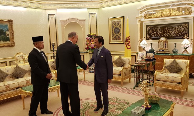 В г.Бандар-Сери-Бегаване Секретаря Совета Безопасности России принял Султан и Глава Государства Бруней-Даруссалам