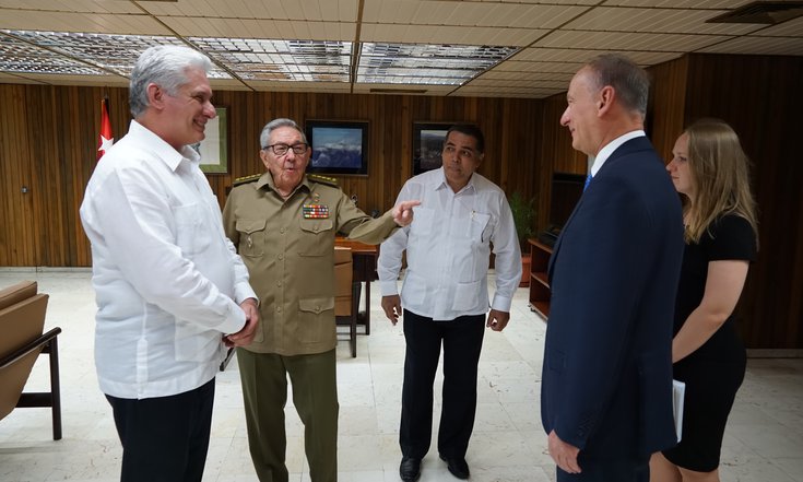 Президент Республики Куба Мигель Диас-Канель Бермудес