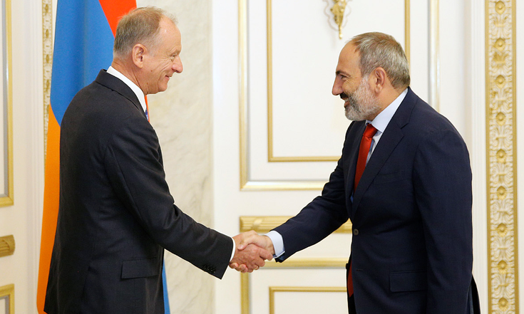 Секретарь Совета Безопасности России в Ереване был принят Премьер-министром Республики Армения