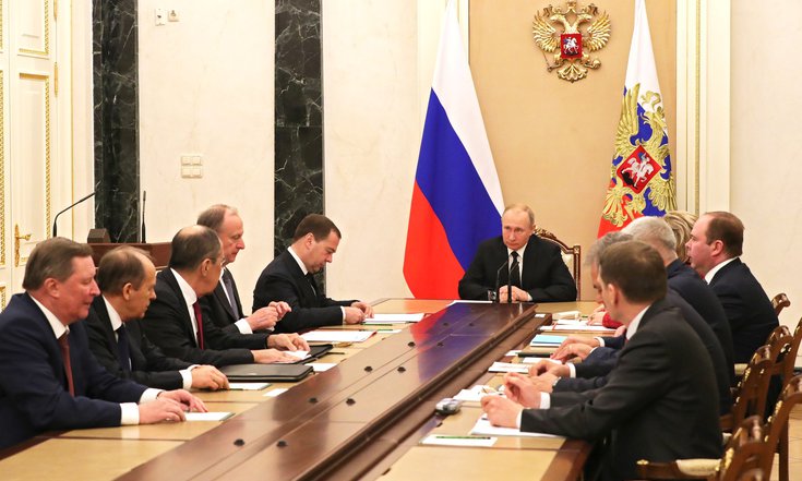 совещание с постоянными членами Совета Безопасности