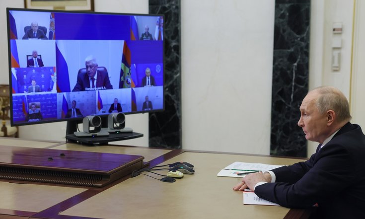 Совещание с постоянными членами Совета Безопасности по вопросу, связанному с работой в сфере Министерства внутренних дел