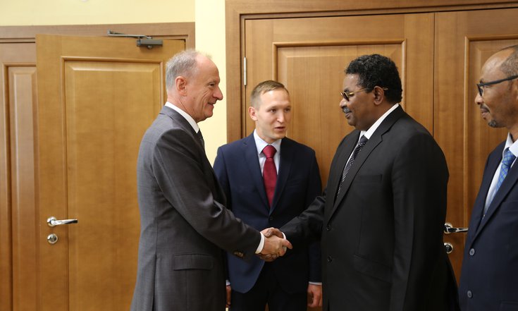 Николай Патрушев и  Салах Абдалла Салих