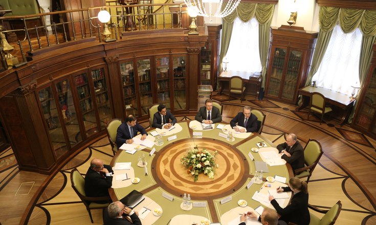 Секретарь Совета Безопасности Российской Федерации встретился в Москве с Министром иностранных дел Алжира