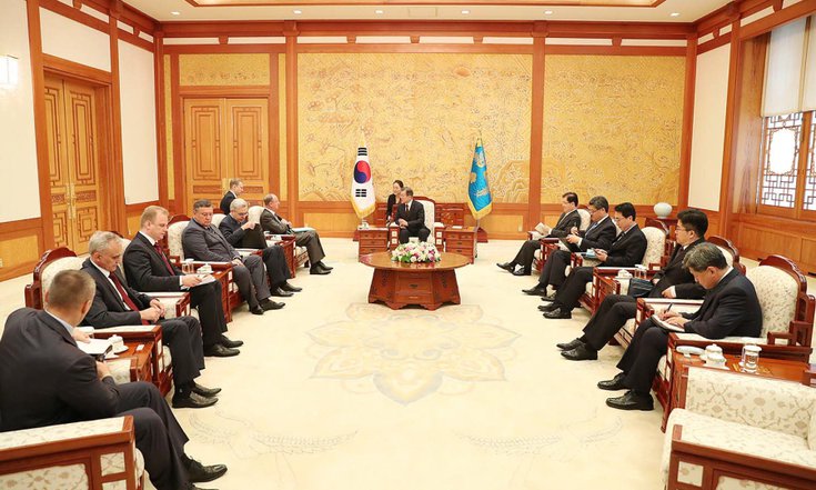 В Сеуле  Секретарь Совета Безопасности Российской Федерации был принят Президентом Республики Корея