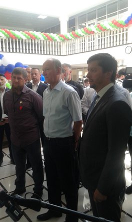 В Грозном Николай Патрушев  обсудил с Главой Чеченской Республики Рамзаном Кадыровым вопросы социально-экономического развития региона и обеспечения национальной безопасности