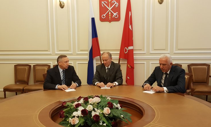 рабочая встреча с врио губернатора Санкт-Петербурга