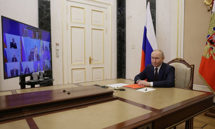 Совещание с постоянными членами Совета Безопасности о состоянии отношений России с Евросоюзом