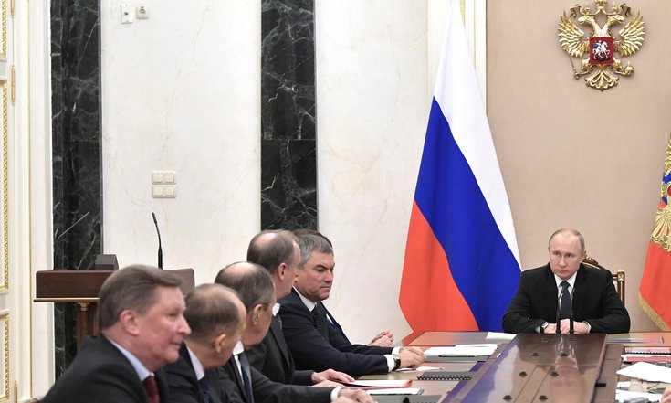 Президент провёл совещание с постоянными членами Совета Безопасности