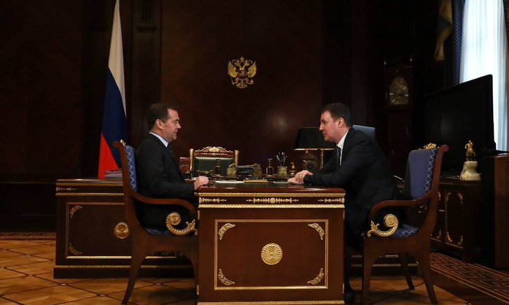 Дмитрий Медведев встретился с министром сельского хозяйства РФ