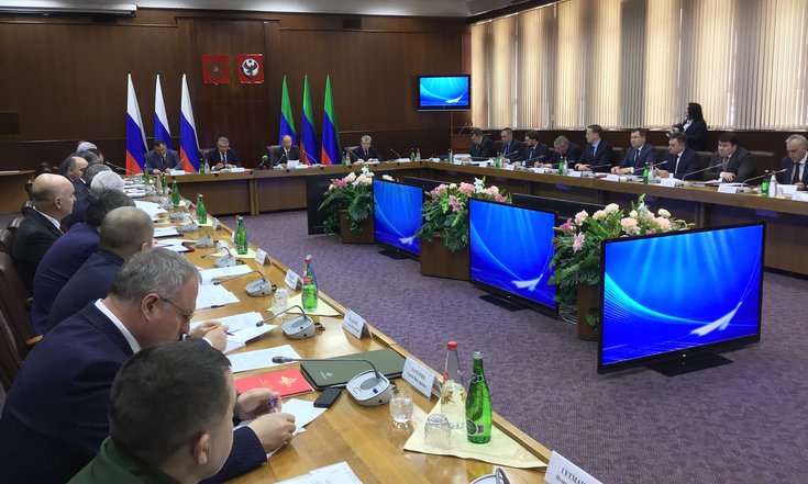 Секретарь Совета Безопасности России Николай Патрушев   провел выездное совещание в Северо-Кавказском федеральном округе