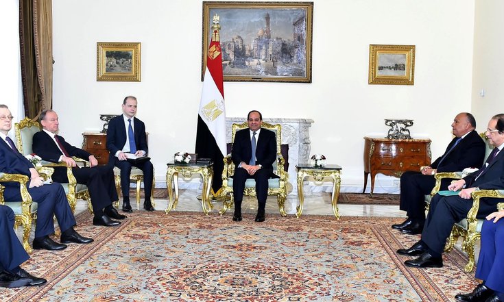 встреча с Президентом Египта