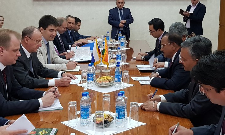 Николай Патрушев и Аджит Довал