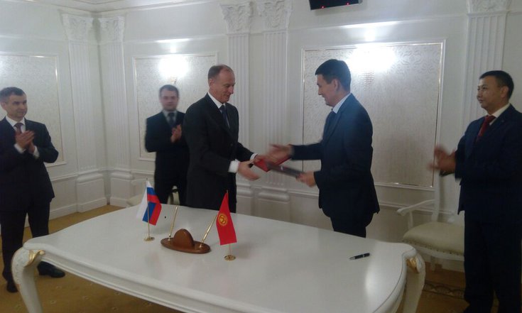 переговоры с  Секретарем Совета Безопасности Киргизской Республики