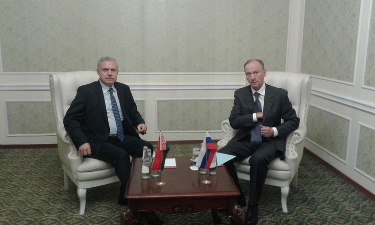 Секретарь Совета Безопасности Российской Федерации провел рабочую встречу с Государственным секретарем Совета Безопасности Республики Белоруссия