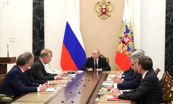 Совещание с постоянными членами Совета Безопасности