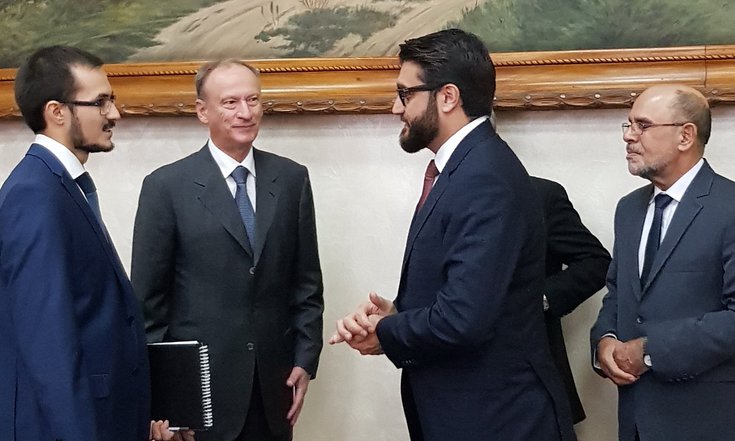 Николай Патрушев и Хамдулла Мохиб