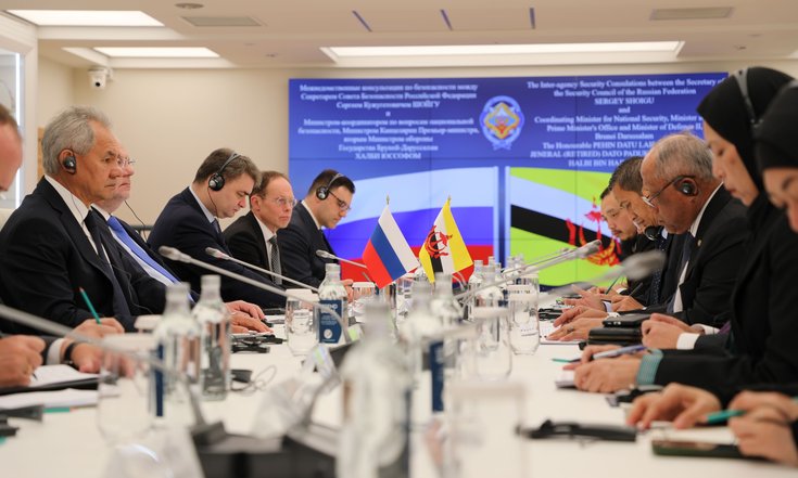 Встреча Секретаря Совета Безопасности Российской Федерации с Министром-координатором по вопросам национальной безопасности Государства Бруней-Даруссалам