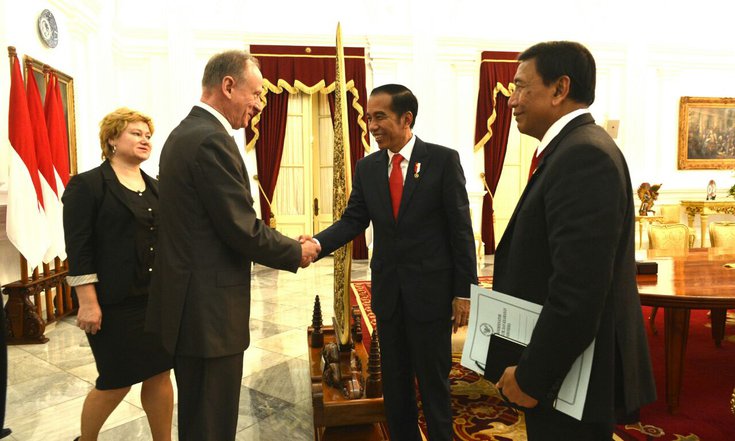 В Джакарте Секретаря Совета Безопасности Российской Федерации Николая Патрушева принял Президент Республики Индонезия Джоко Видодо