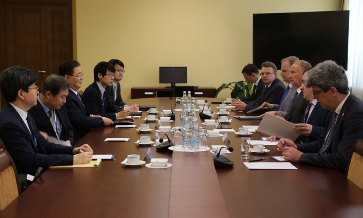 Николай Патрушев и Чон Ый Ён