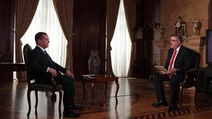 Интервью Заместителя Председателя Совета Безопасности Российской Федерации Д.А.Медведева телеканалу «Аль-Джазира»