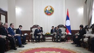 Заместитель Премьер-Министра,  Председатель Комитета по обороне и безопасности ЦК Народно-Революционной партии Лаоса Тянсамон Тяннялат встретился с Секретарем Совета Безопасности Российской Федерации Сергеем Шойгу