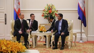 В Пномпене состоялась встреча Секретаря Совета Безопасности Российской Федерации с Премьер-министром Королевства Камбоджа