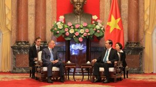 В Ханое Секретаря Совета Безопасности Российской Федерации принял Президент Социалистической Республики Вьетнам